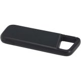 Vue 4 de Batterie externe Alkes de 5 000 mAh et 12 W en plastique recyclé résistante à l’eau avec mousqueton