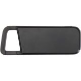Vue 2 de Batterie externe Alkes de 5 000 mAh et 12 W en plastique recyclé résistante à l’eau avec mousqueton