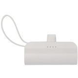 Vue 9 de Batterie de secours Alnair Type-C de5 000 mAh et 10 W en plastique recyclé avec support de retournement intégré et câble 2 en