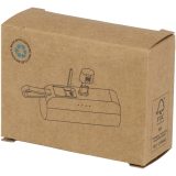 Vue 7 de Batterie de secours Alnair Type-C de5 000 mAh et 10 W en plastique recyclé avec support de retournement intégré et câble 2 en