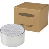Vue 1 de Enceinte sans fil Bluetooth® Ankaa de 3 W en aluminium recyclé