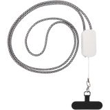 Vue 2 de Tour de cou pour smartphone Anser en plastique recyclé avec câble intégré 5 en 1 de 27 W