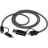 Vue 4 de Câble de recharge magnétique 4-en-1 SMART 65 W, 100 cm, certifié RCS