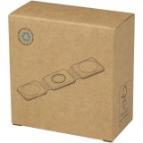 Vue 10 de Chargeur sans fil pliable Armus 3 en 1 de 15 W en plastique recyclé