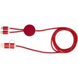 Vue 10 de Câble 5 en 1 Alasia en aluminium et plastique recyclés de 150 cm pour la synchronisation des données et la charge rapide de 2