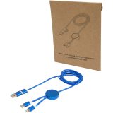 Vue 1 de Câble 5 en 1 Alasia en aluminium et plastique recyclés de 150 cm pour la synchronisation des données et la charge rapide de 2