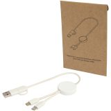 Vue 8 de Câble 5 en 1 Citala en plastique recyclé de 30 cm pour la synchronisation des données et la charge rapide de 27 W