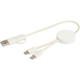 Vue 11 de Câble 5 en 1 Citala en plastique recyclé de 30 cm pour la synchronisation des données et la charge rapide de 27 W
