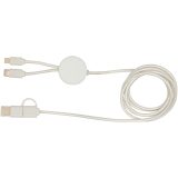 Vue 10 de Câble 5 en 1 Citala en plastique recyclé de 150 cm pour la synchronisation des données et la charge rapide de 27 W