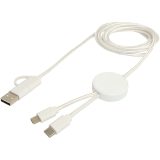 Vue 11 de Câble 5 en 1 Citala en plastique recyclé de 150 cm pour la synchronisation des données et la charge rapide de 27 W