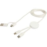 Vue 12 de Câble 5 en 1 Citala en plastique recyclé de 150 cm pour la synchronisation des données et la charge rapide de 27 W