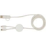 Vue 9 de Câble 5 en 1 Citala en plastique recyclé de 150 cm pour la synchronisation des données et la charge rapide de 27 W