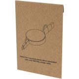 Vue 7 de Câble rétractable 5 en 1 Citala en plastique recyclé de 90 cm pour la synchronisation des données et la charge rapide de 40 W