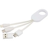 Vue 4 de Câble de charge 4 en 1 Troop en plastique recyclé