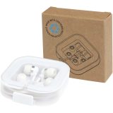 Vue 1 de Casque filaire type C Baekdu avec boîte de rangement en plastique recyclé