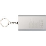 Vue 3 de Batterie de secours Arcturus en aluminium recyclé de 2 000 mAh avec porte-clés