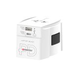 Vue 1 de Adaptateur universel SKROSS® MUV AC65PD avec câble USB-C