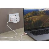 Vue 6 de Adaptateur universel SKROSS® MUV AC65PD avec câble USB-C