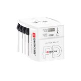 Vue 3 de Adaptateur universel SKROSS® MUV AC65PD avec câble USB-C