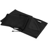 Vue 9 de Serviette de sport rafraîchissante en PET recyclé Raquel avec pochette 80 x 30 cm