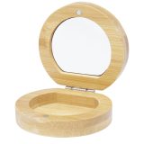 Vue 1 de Miroir de poche Afrodit en bambou