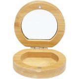 Vue 4 de Miroir de poche Afrodit en bambou