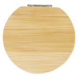 Vue 2 de Miroir de poche Afrodit en bambou
