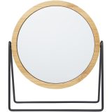 Vue 2 de Miroir à pied Hyrra en bambou