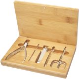 Vue 3 de Ensemble manucure 5 pièces Ladia en bambou
