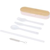 Vue 5 de Ensemble de couverts Runa avec couvercle en bambou