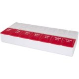Vue 5 de Pilulier semainier multi-vitamines matin/après-midi Cycle