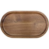Vue 2 de Plateau de service Edge en acacia