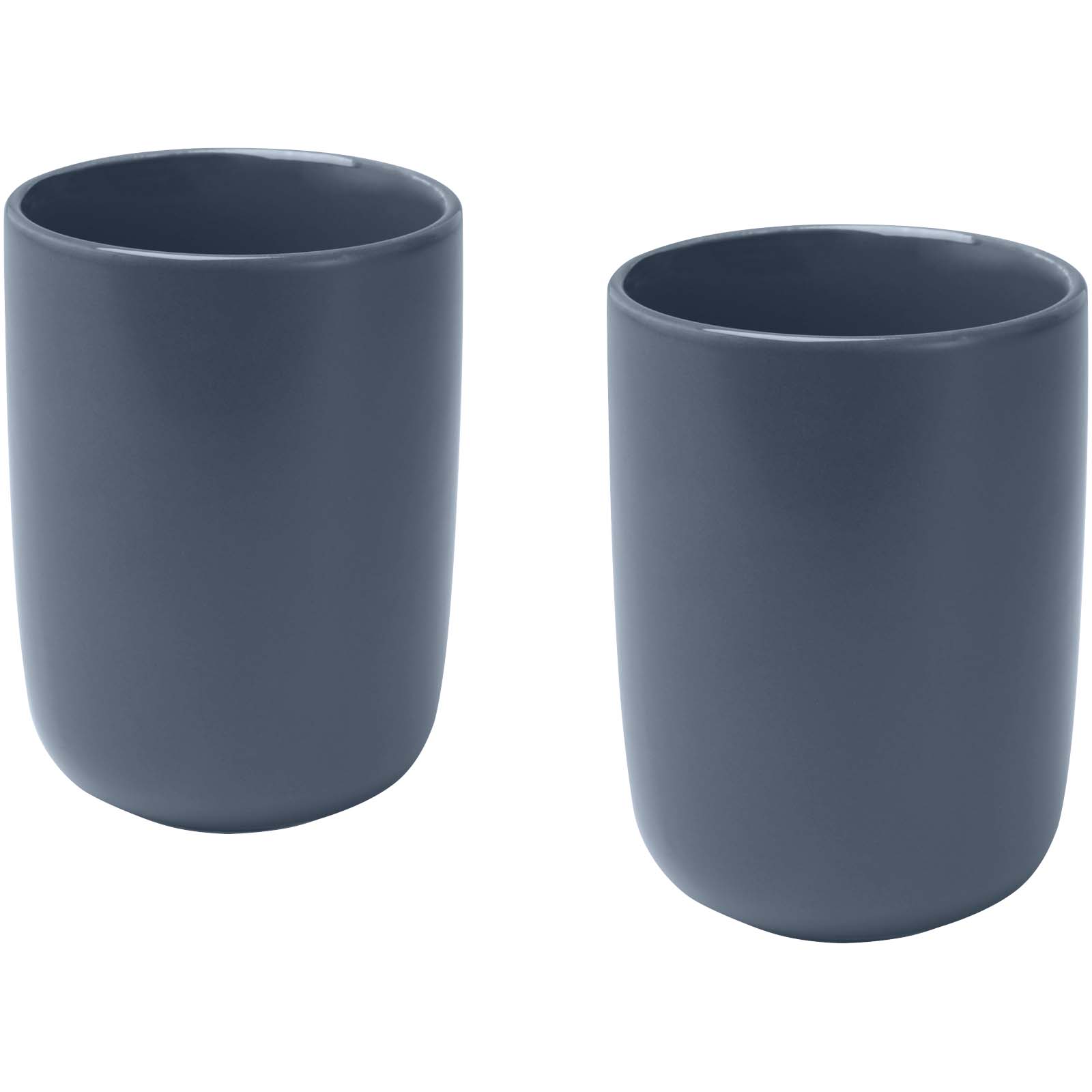 Tasses en céramique Male de 350 ml - set de 2 en finition mate