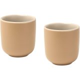 Vue 4 de Tasses à expresso Male en céramique de 90 ml - set de 2 en finition mate