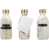 Vue 4 de Coffret cadeau avec sel de bain WELLmark Just Relax avec 3 pièces de 200 ml