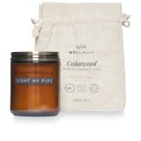 Vue 1 de Bougie parfumée Wellmark parfum bois de cèdre