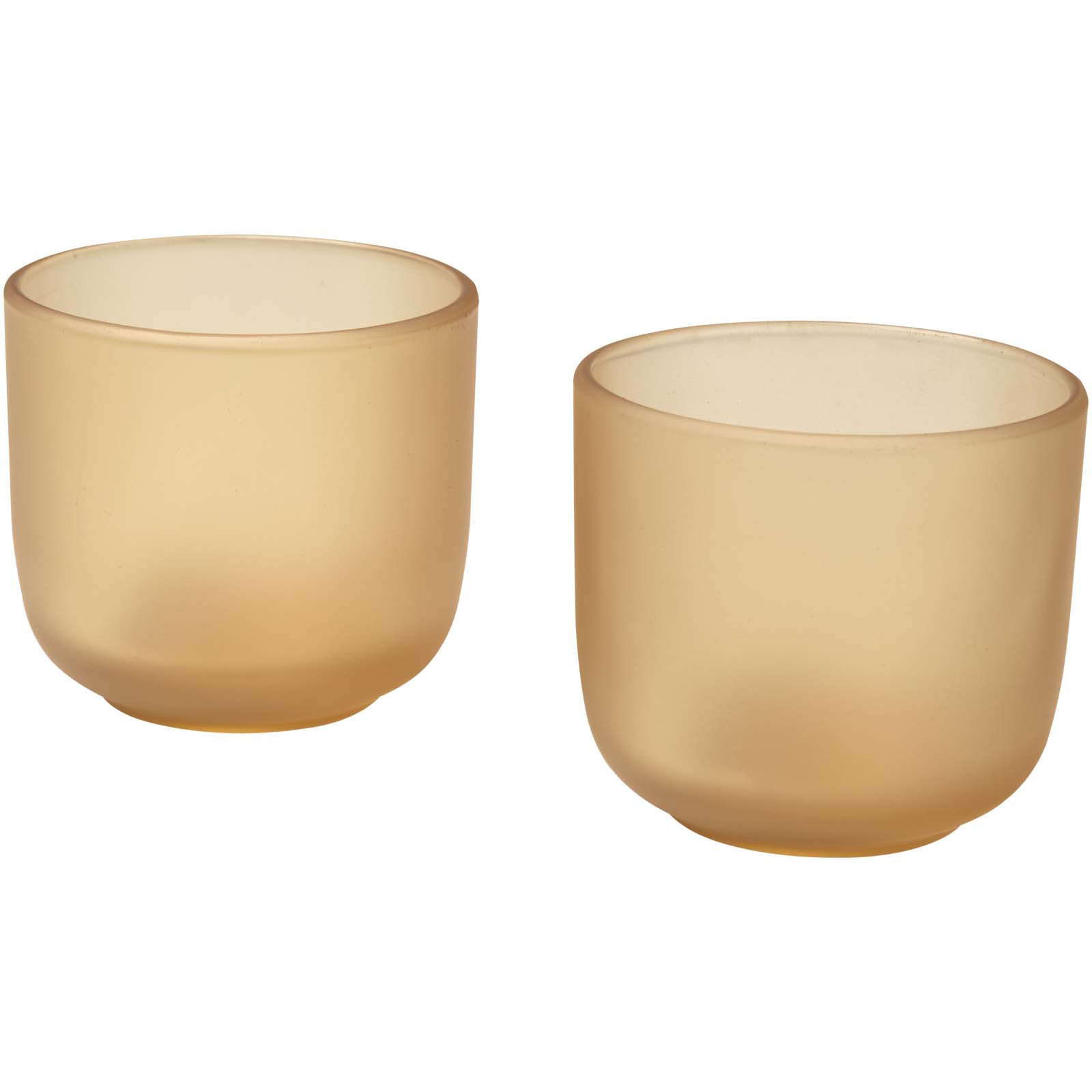Gobelets en verre Male de 200 ml - lot de 2 en finition mate