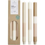 Vue 1 de Bougies d’aspect craie Originalhome par lot de 4