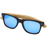 Vue 3 de Lunettes de soleil Hue avec branches en bambou