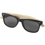 Vue 3 de Lunettes de soleil Sun Ray en bambou