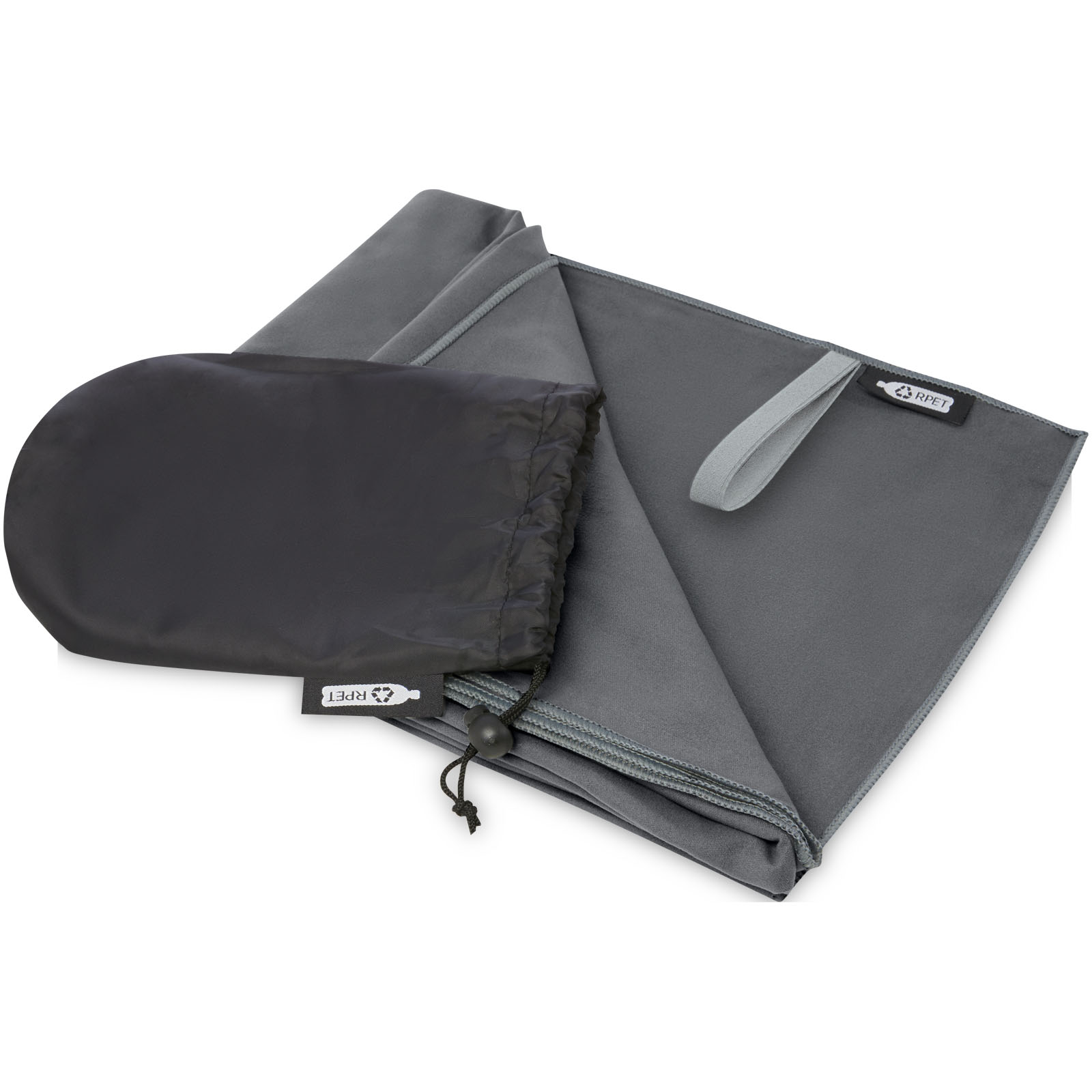 Serviette Pieter ultra-légère à séchage rapide fabriquée en PET recyclé 130 x 80 cm