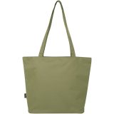 Vue 3 de Sac shopping Panama de 20 L avec fermeture éclair recyclé certifié GRS