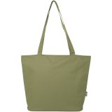 Vue 2 de Sac shopping Panama de 20 L avec fermeture éclair recyclé certifié GRS