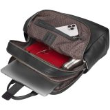 Vue 4 de Sac à dos Moleskine Classic Pro en cuir