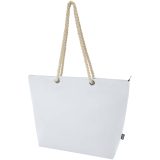 Vue 1 de Sac shopping Panama recyclé GRS isotherme de plage avec poignées en cordelette 23L