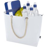 Vue 5 de Sac shopping Panama recyclé GRS isotherme de plage avec poignées en cordelette 23L