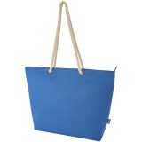 Vue 7 de Sac shopping Panama recyclé GRS isotherme de plage avec poignées en cordelette 23L
