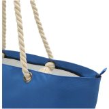 Vue 12 de Sac shopping Panama recyclé GRS isotherme de plage avec poignées en cordelette 23L