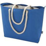 Vue 10 de Sac shopping Panama recyclé GRS isotherme de plage avec poignées en cordelette 23L