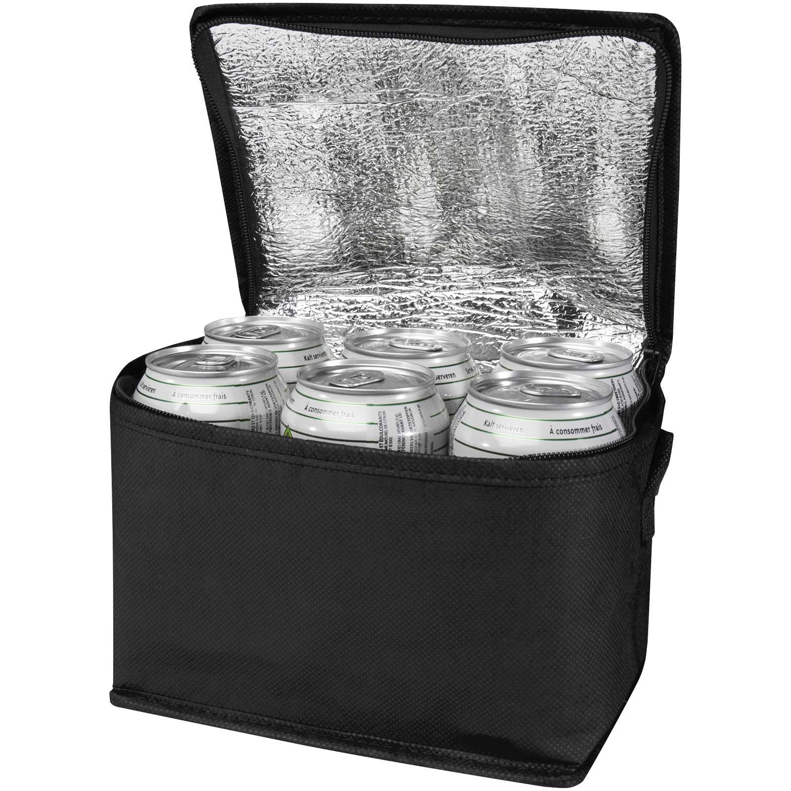 Sac isotherme Spectrum non tissé recyclé GRS de 4L pour 6 canettes